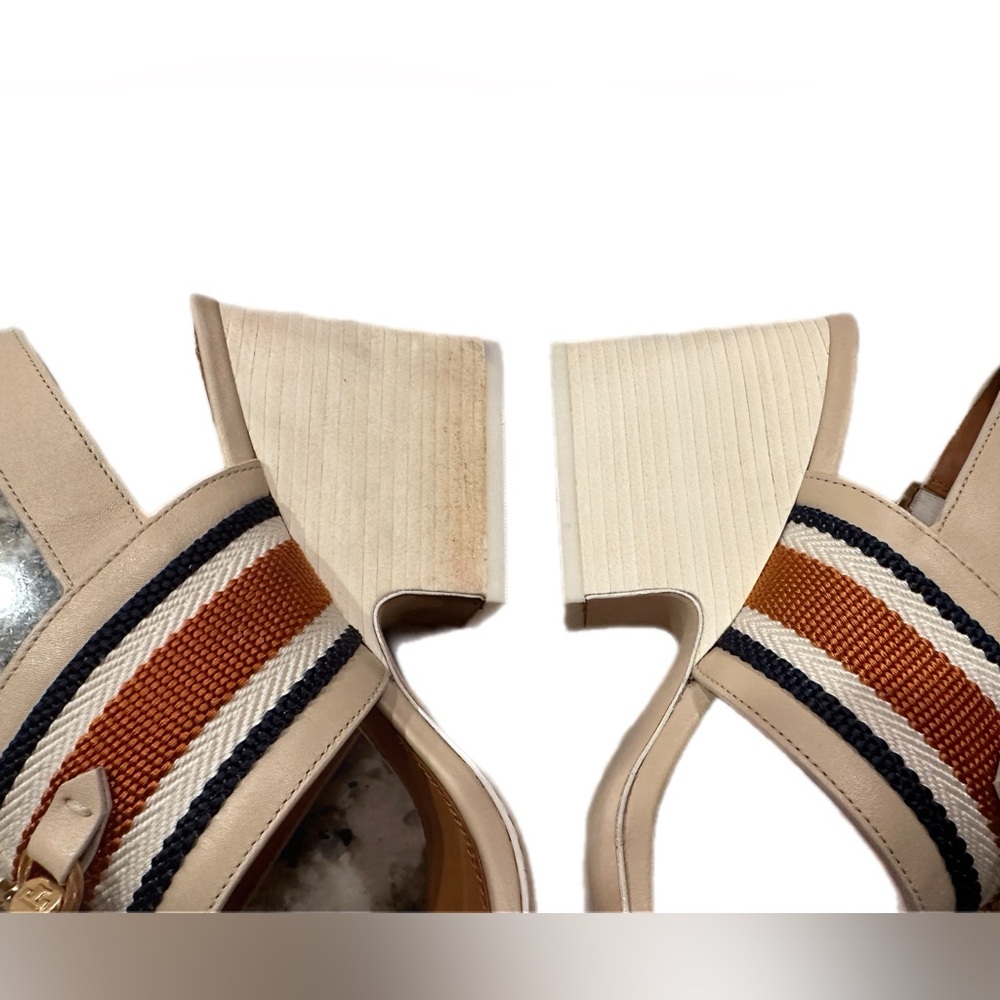 Tory Burch Jessa Block Heel Sandal Size 9.5- with box - Picture 12 of 15